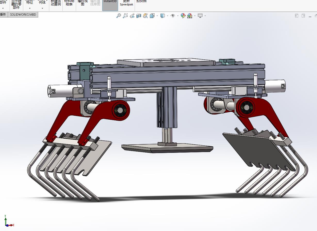 機(jī)器人抓手solidworks機(jī)械設(shè)計(jì)制造及自動(dòng)化工業(yè)3d三維模型圖紙